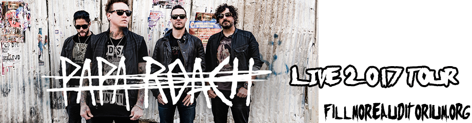 Papa Roach at Fillmore Auditorium tickets Papa Roach at Fillmore Auditorium