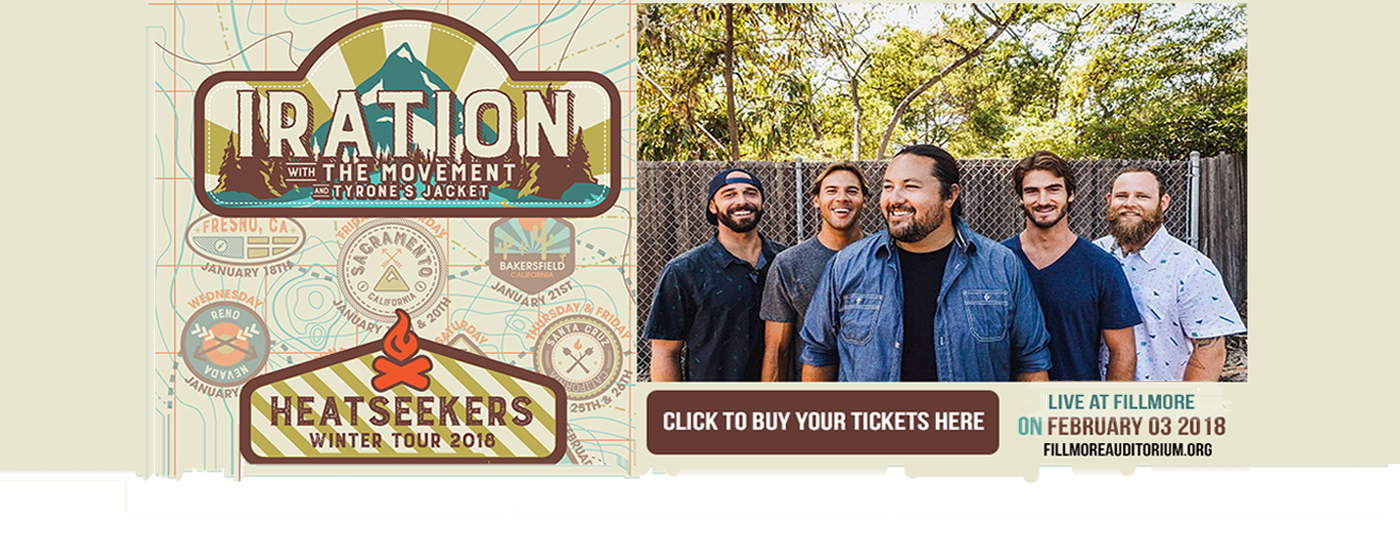 Iration at Fillmore Auditorium tickets Iration at Fillmore Auditorium