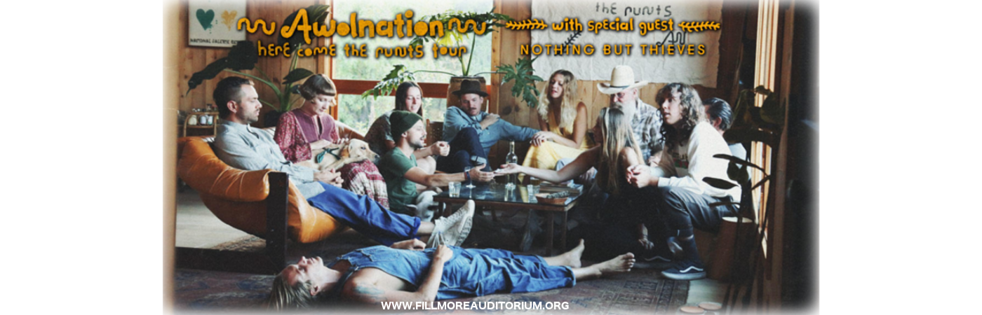 Awolnation & Nothing But Thieves at Fillmore Auditorium tickets Awolnation & Nothing But Thieves at Fillmore Auditorium