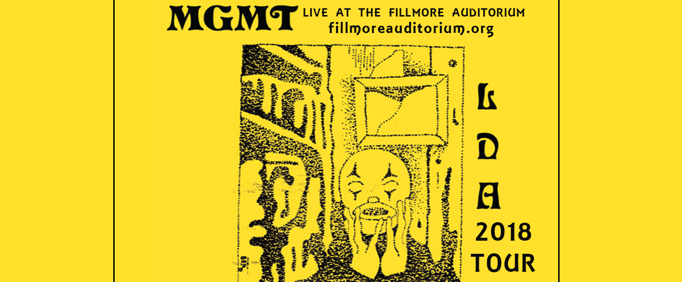 MGMT at Fillmore Auditorium