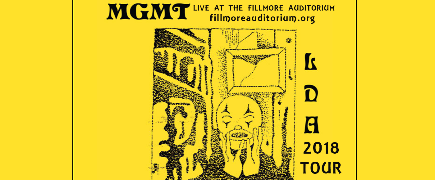 MGMT at Fillmore Auditorium tickets MGMT at Fillmore Auditorium