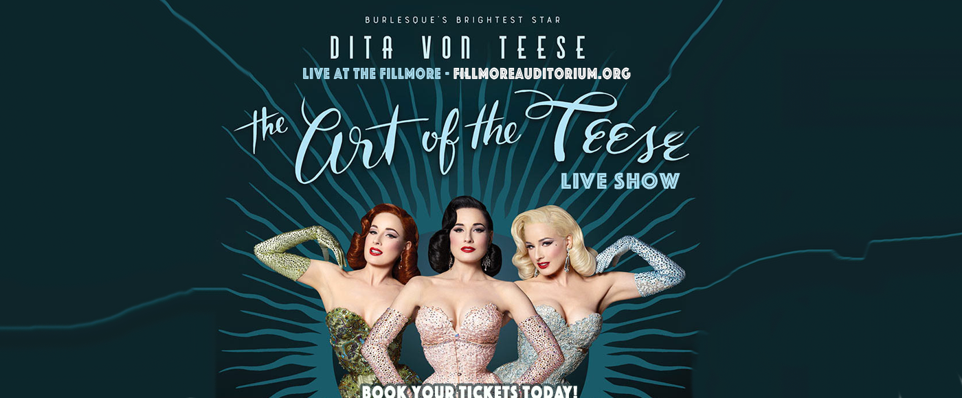 Dita Von Teese at Fillmore Auditorium tickets Dita Von Teese at Fillmore Auditorium