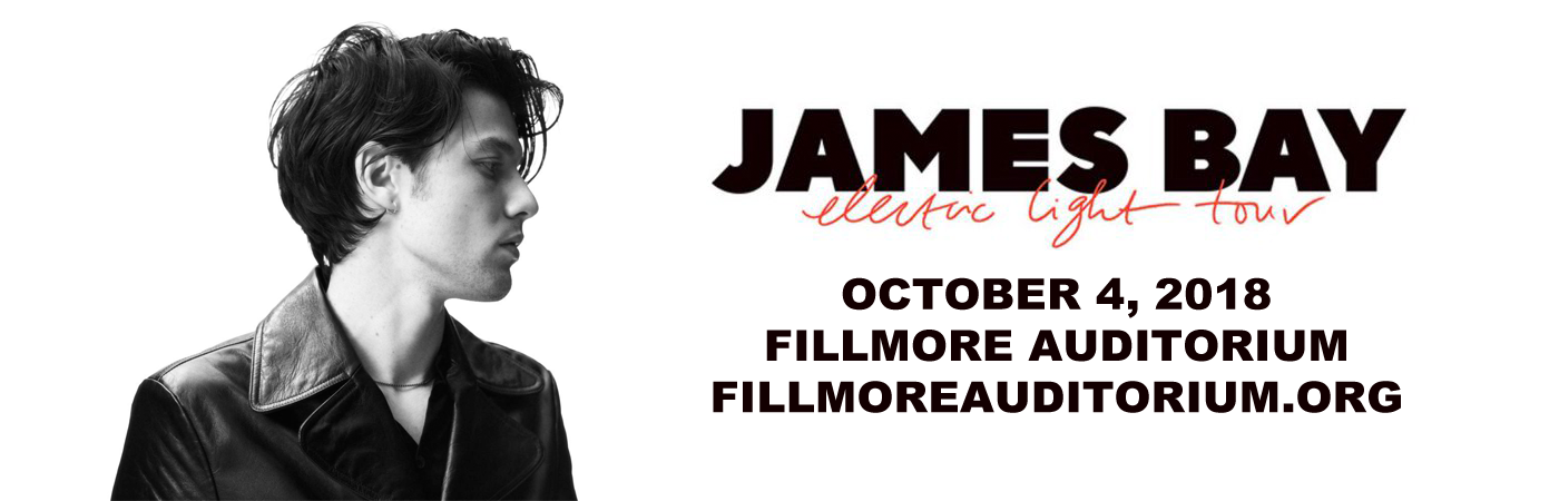 James Bay at Fillmore Auditorium tickets James Bay at Fillmore Auditorium