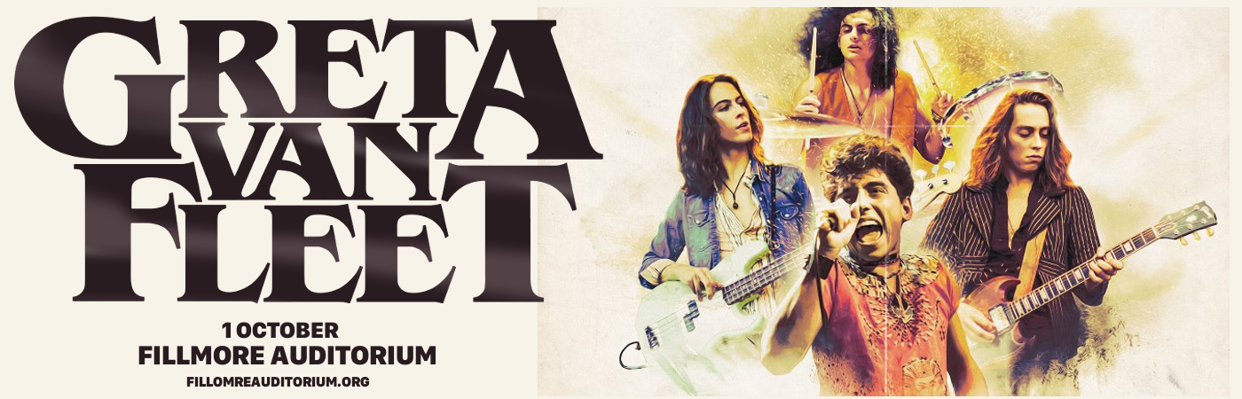 Greta Van Fleet at Fillmore Auditorium tickets Greta Van Fleet at Fillmore Auditorium