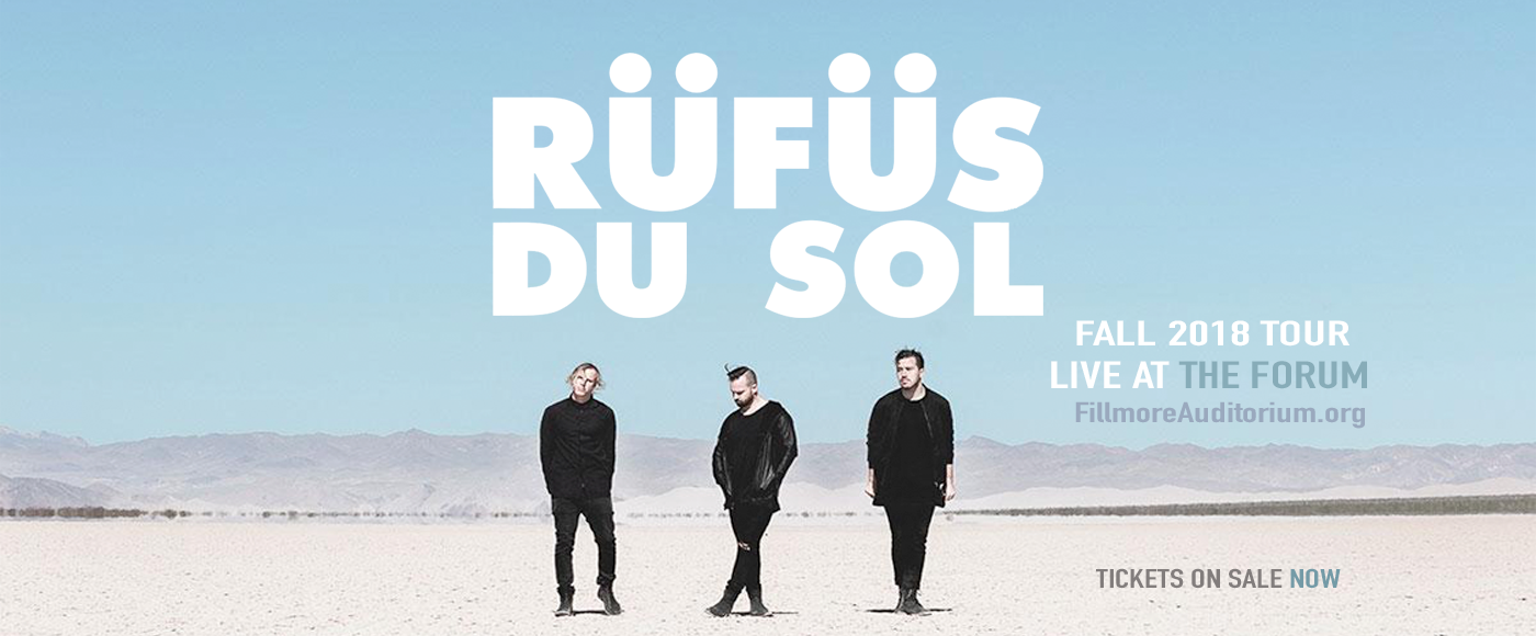 Rufus Du Sol at Fillmore Auditorium