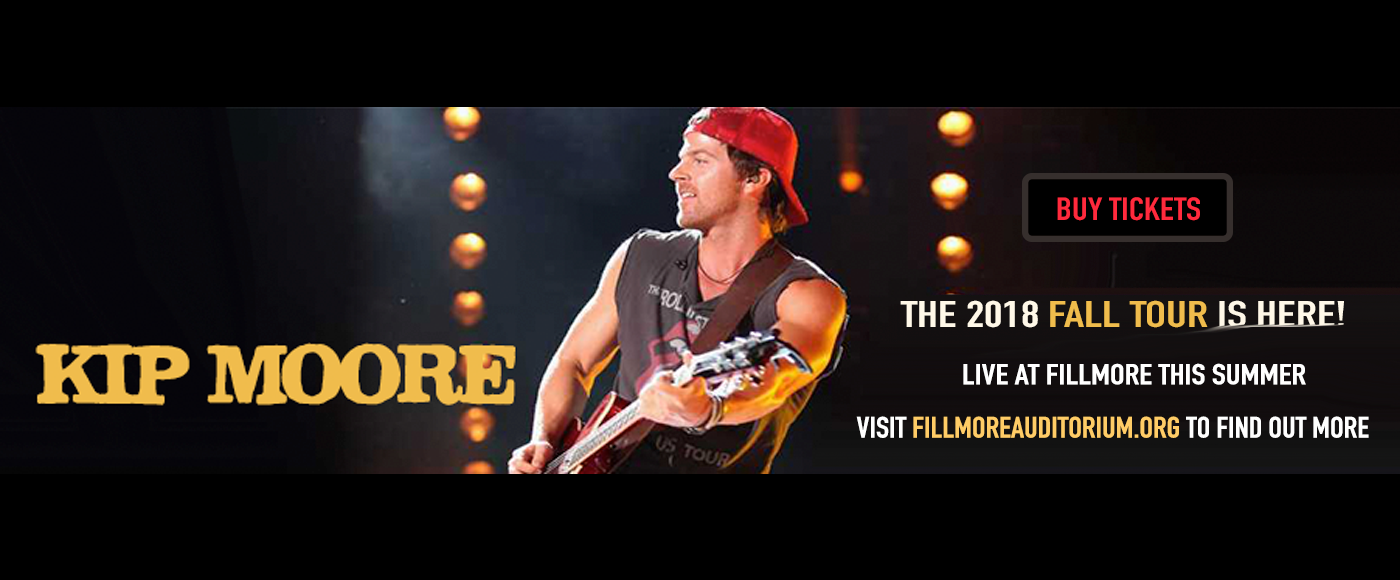 Kip Moore at Fillmore Auditorium tickets Kip Moore at Fillmore Auditorium