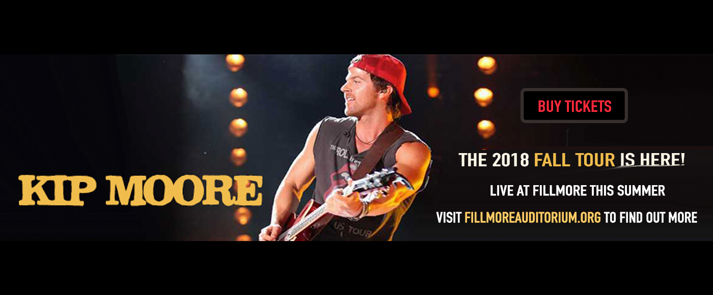 Kip Moore at Fillmore Auditorium