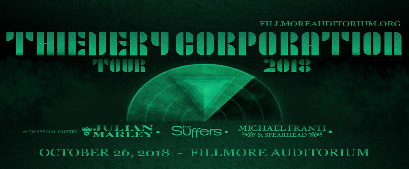 Thievery Corporation at Fillmore Auditorium tickets Thievery Corporation at Fillmore Auditorium