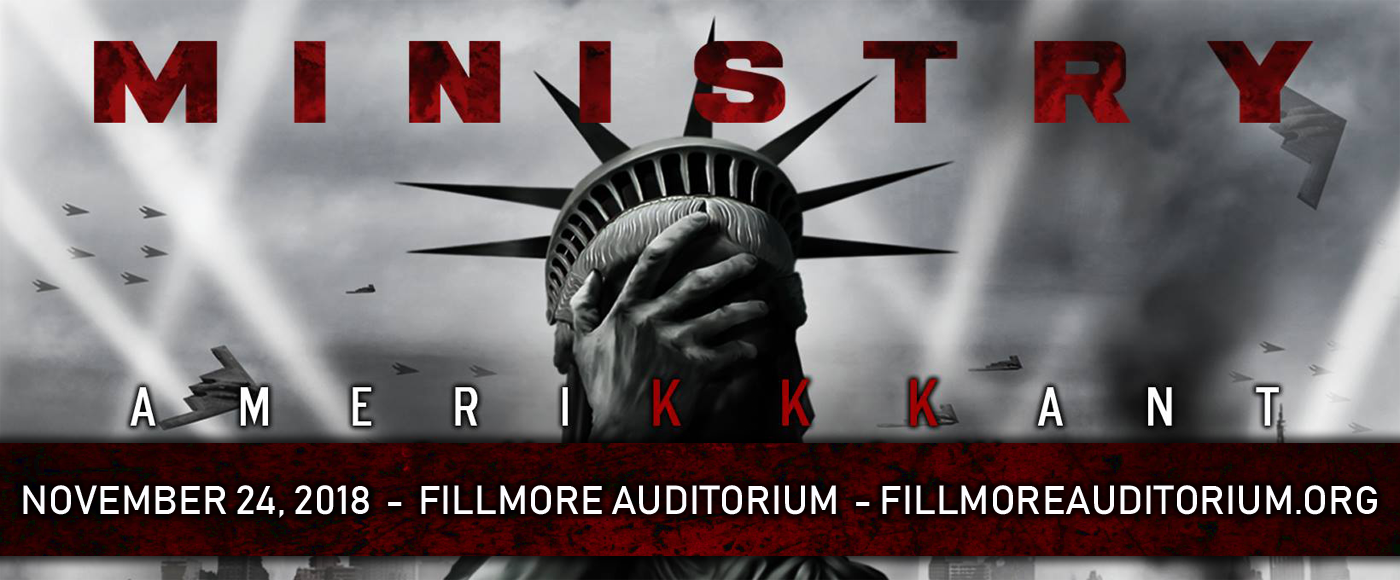 Ministry at Fillmore Auditorium tickets Ministry at Fillmore Auditorium