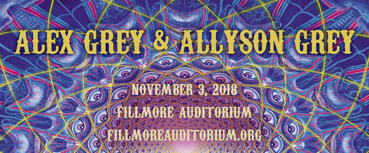 Alex and Allyson Grey at Fillmore Auditorium tickets Alex and Allyson Grey at Fillmore Auditorium