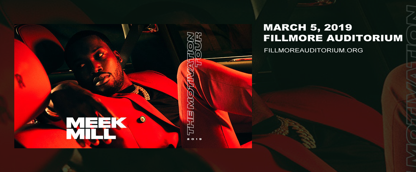 Meek Mill at Fillmore Auditorium tickets Meek Mill at Fillmore Auditorium