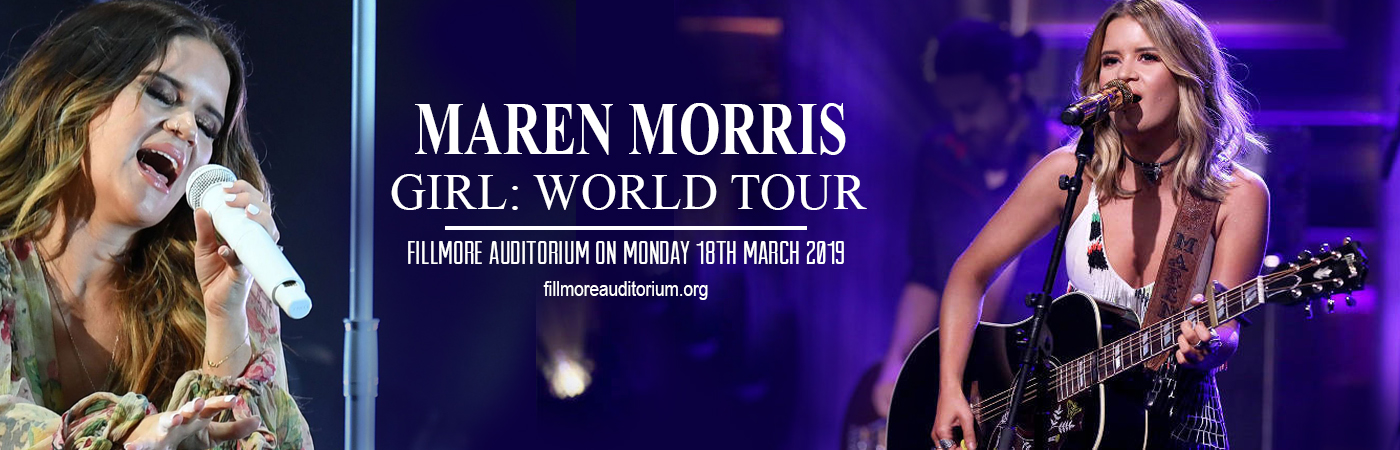 Maren Morris at Fillmore Auditorium tickets Maren Morris at Fillmore Auditorium