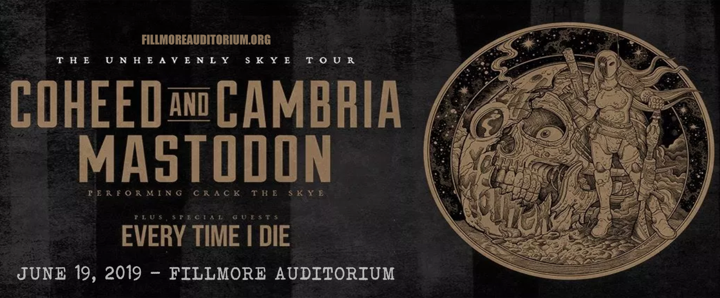 Coheed and Cambria & Mastodon at Fillmore Auditorium