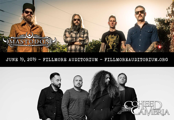 Coheed and Cambria & Mastodon at Fillmore Auditorium