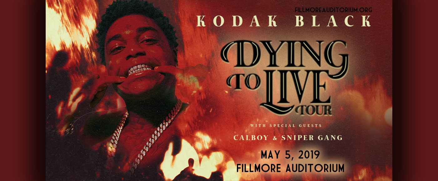 Kodak Black at Fillmore Auditorium tickets Kodak Black at Fillmore Auditorium