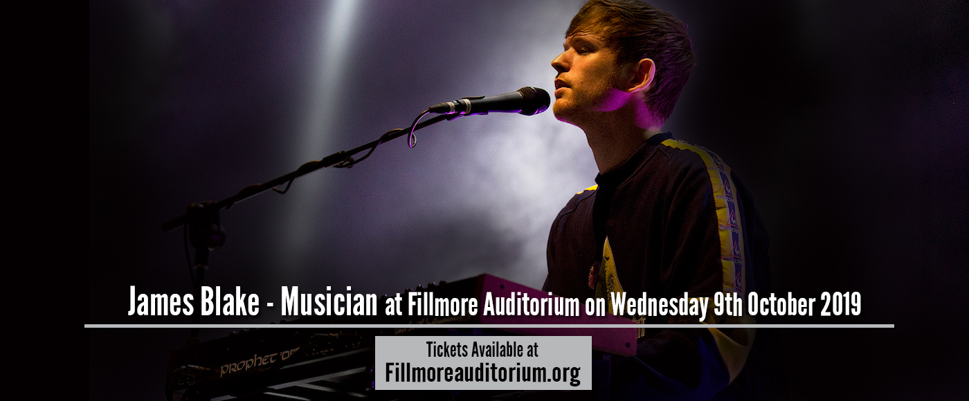 James Blake - Musician at Fillmore Auditorium tickets James Blake - Musician at Fillmore Auditorium