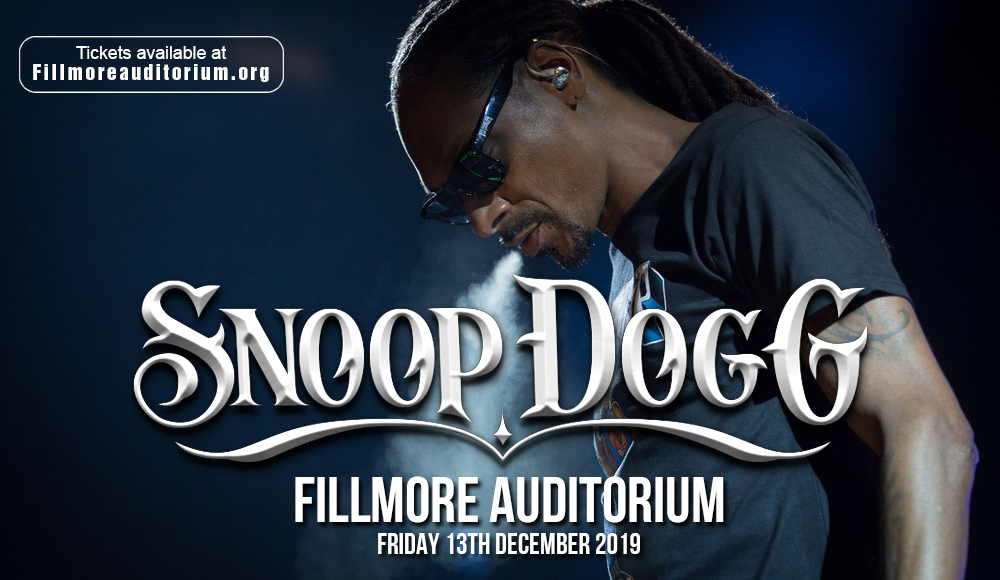 Snoop Dogg at Fillmore Auditorium