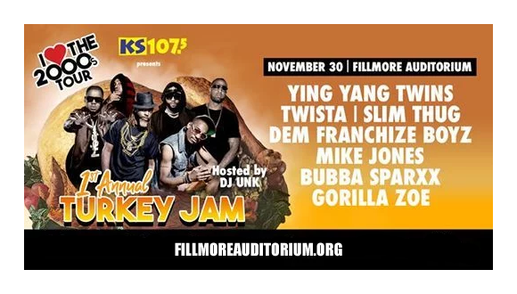 KS 107.5 1st Annual Turkey Jam at Fillmore Auditorium