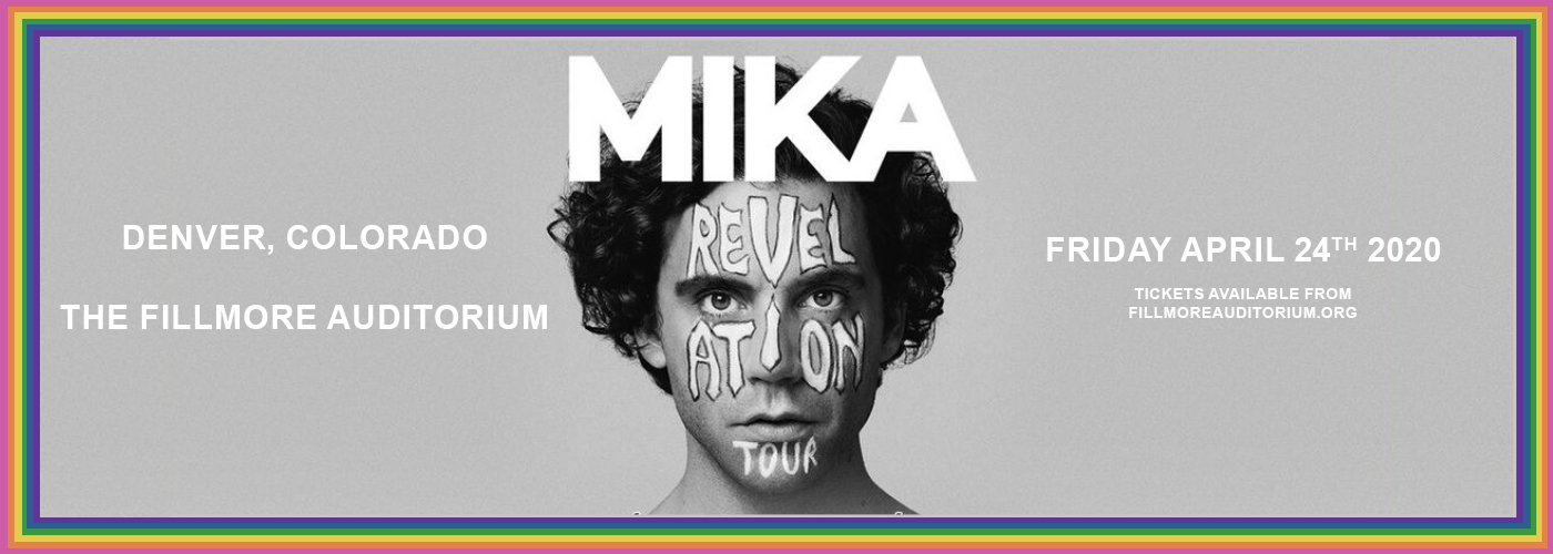 MIKA - Revelation Tour at Fillmore Auditorium