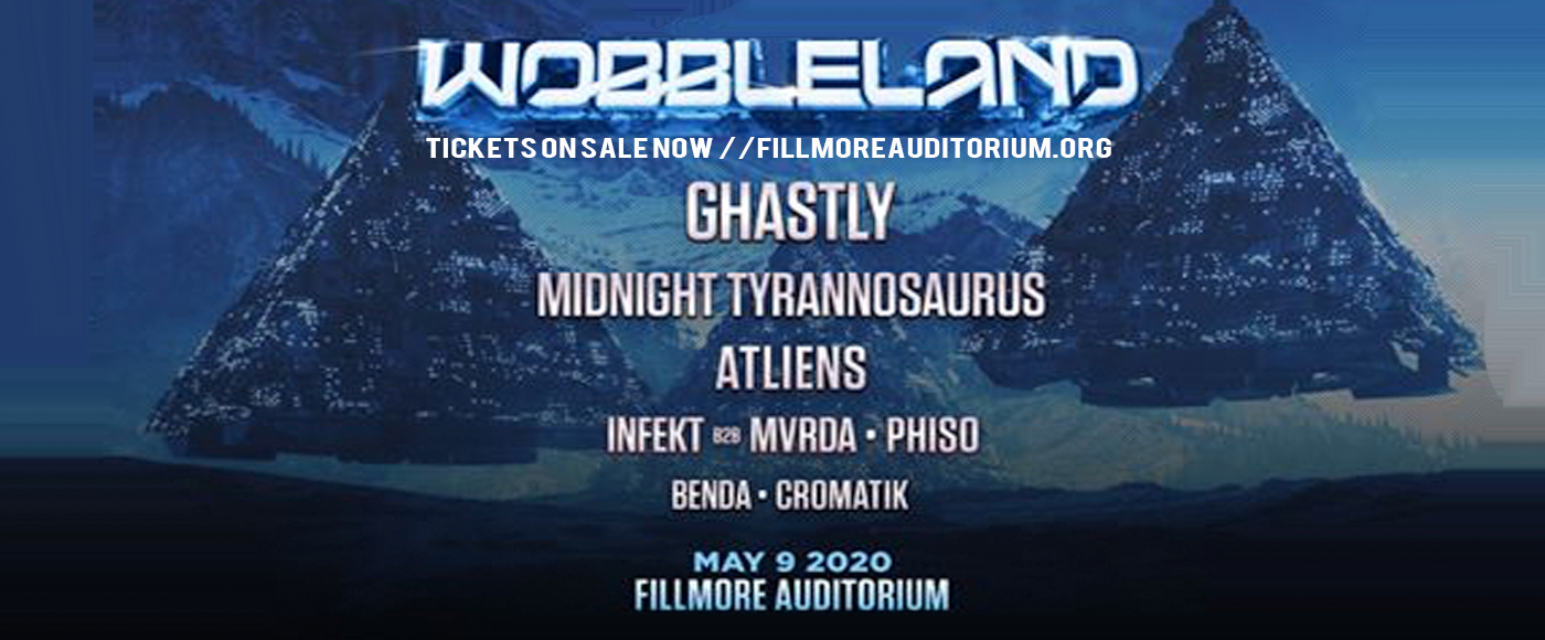 Wobbleland: Ghastly, Midnight Tyrannosaurus & ATLiens at Fillmore Auditorium tickets Wobbleland: Ghastly, Midnight Tyrannosaurus & ATLiens at Fillmore Auditorium
