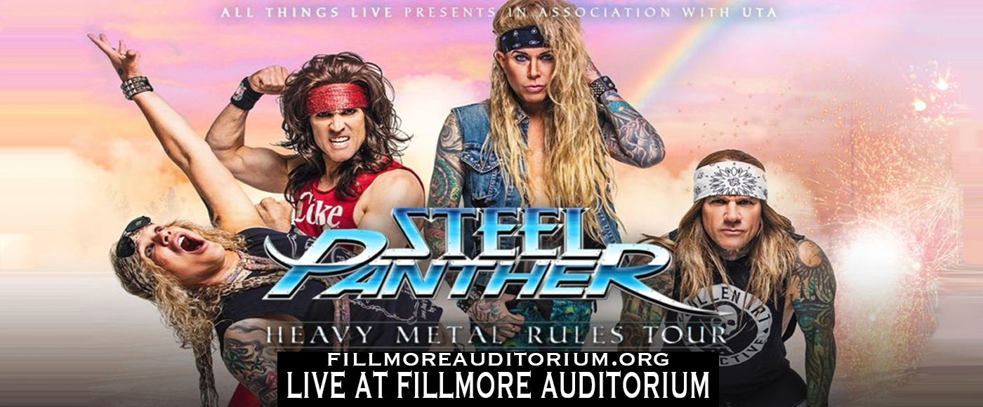 Steel Panther at Fillmore Auditorium tickets Steel Panther at Fillmore Auditorium