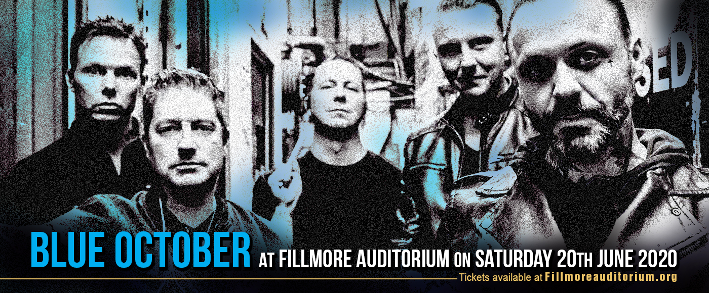 Blue October at Fillmore Auditorium tickets Blue October at Fillmore Auditorium