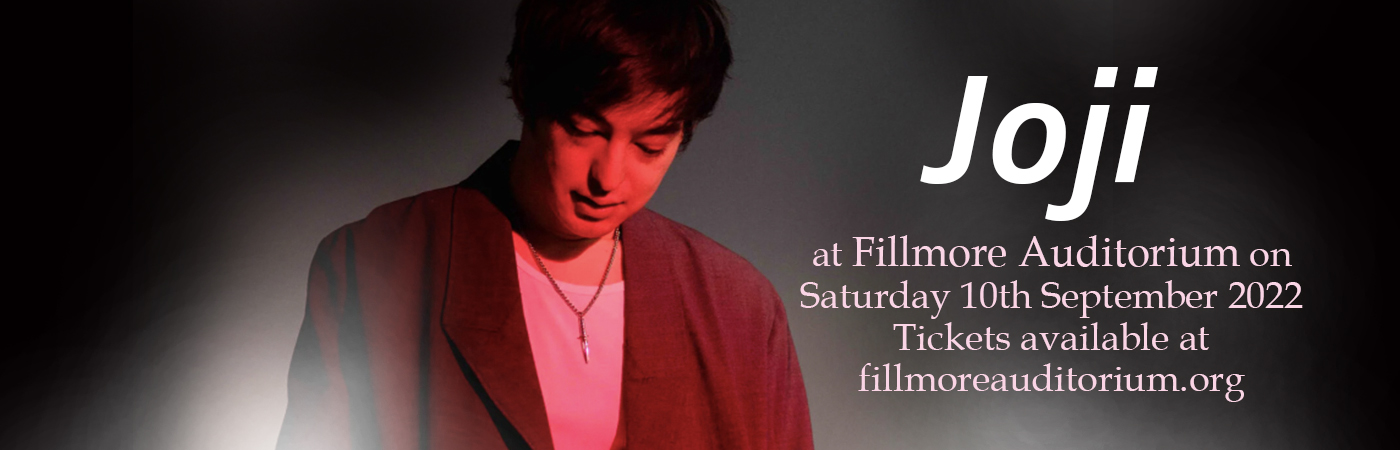 Joji at Fillmore Auditorium