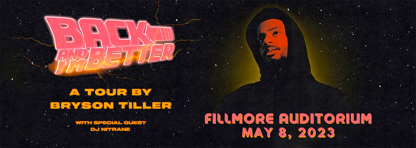 Bryson Tiller at Fillmore Auditorium