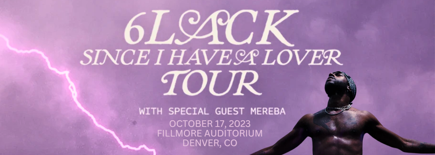 6LACK at Fillmore Auditorium