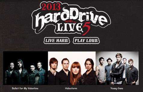 Bullet For My Valentine, Halestorm & Young Guns: HardDrive Live Tour