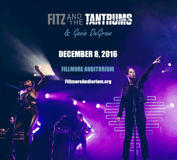 Fitz and the Tantrums & Gavin DeGraw at Fillmore Auditorium