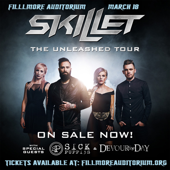 Skillet at Fillmore Auditorium