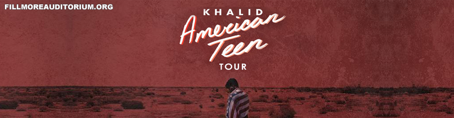 Khalid at Fillmore Auditorium