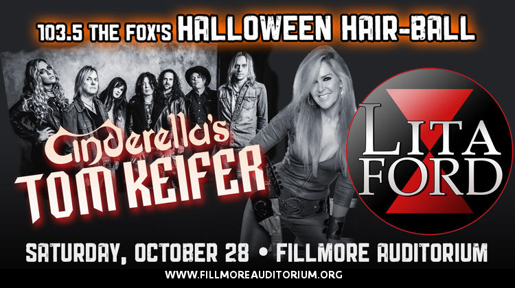 Tom Keifer & Lita Ford at Fillmore Auditorium