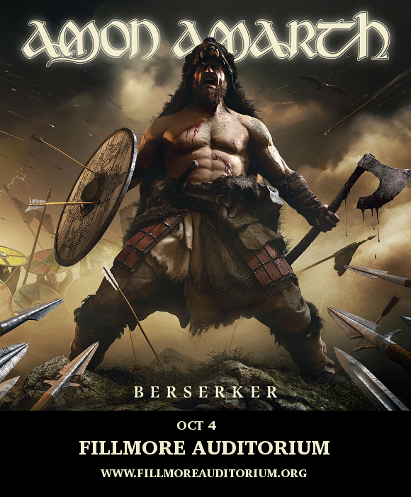 Amon Amarth, Arch Enemy & At The Gates at Fillmore Auditorium