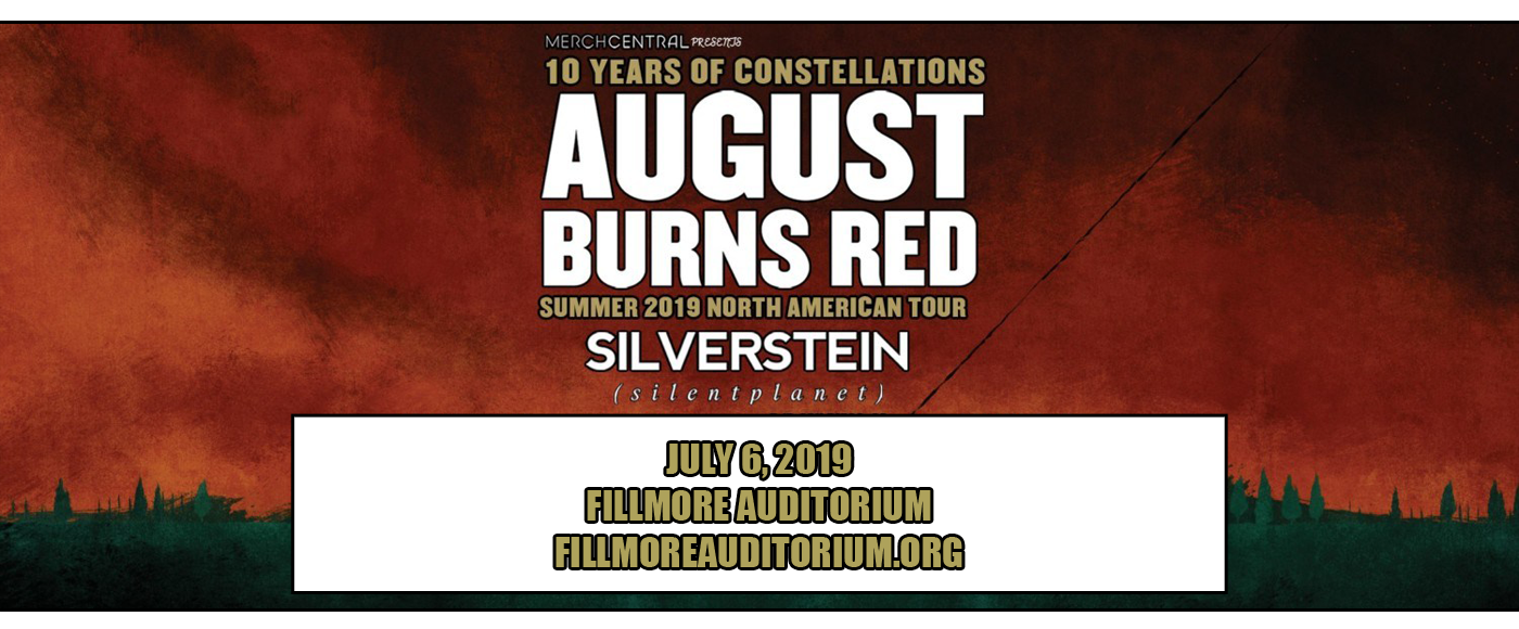 August Burns Red at Fillmore Auditorium
