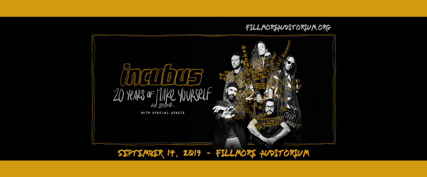 Incubus at Fillmore Auditorium