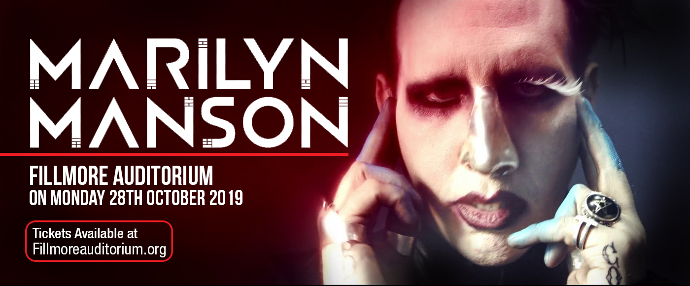 Marilyn Manson at Fillmore Auditorium