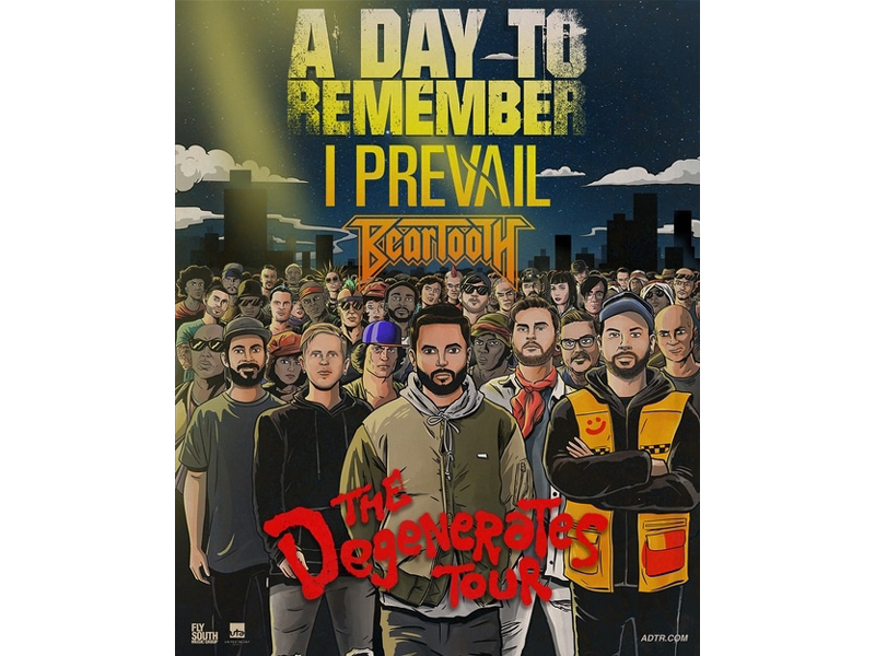 A Day To Remember, I Prevail & Beartooth at Fillmore Auditorium