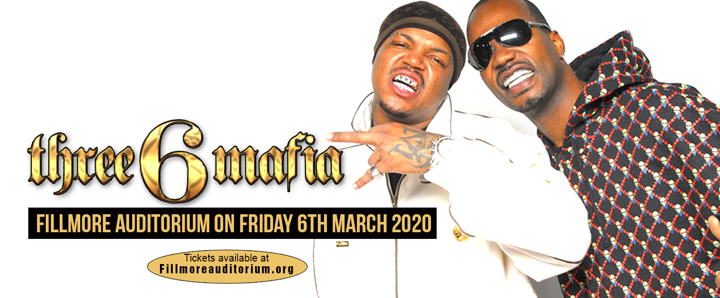 Three 6 Mafia at Fillmore Auditorium