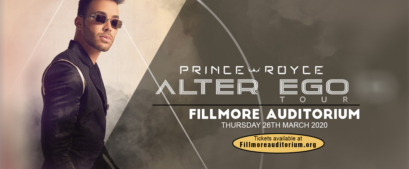 Prince Royce at Fillmore Auditorium
