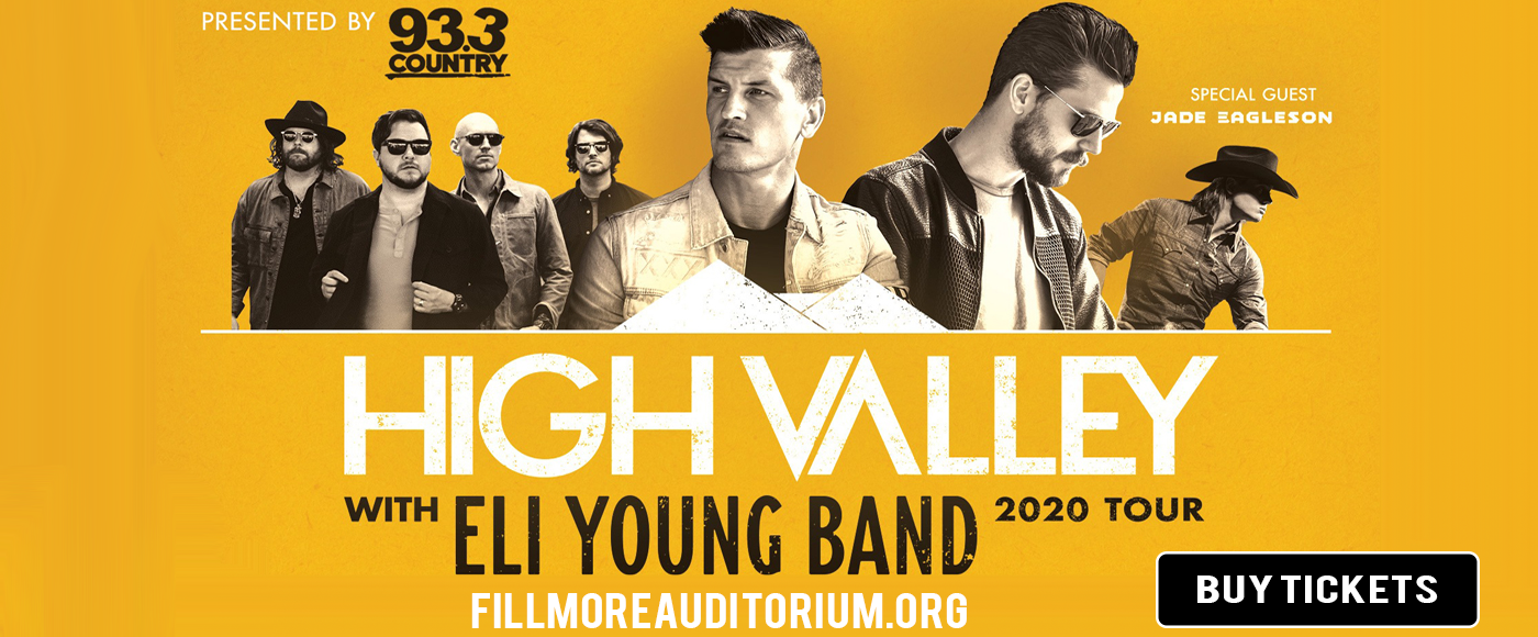 High Valley & Eli Young Band at Fillmore Auditorium