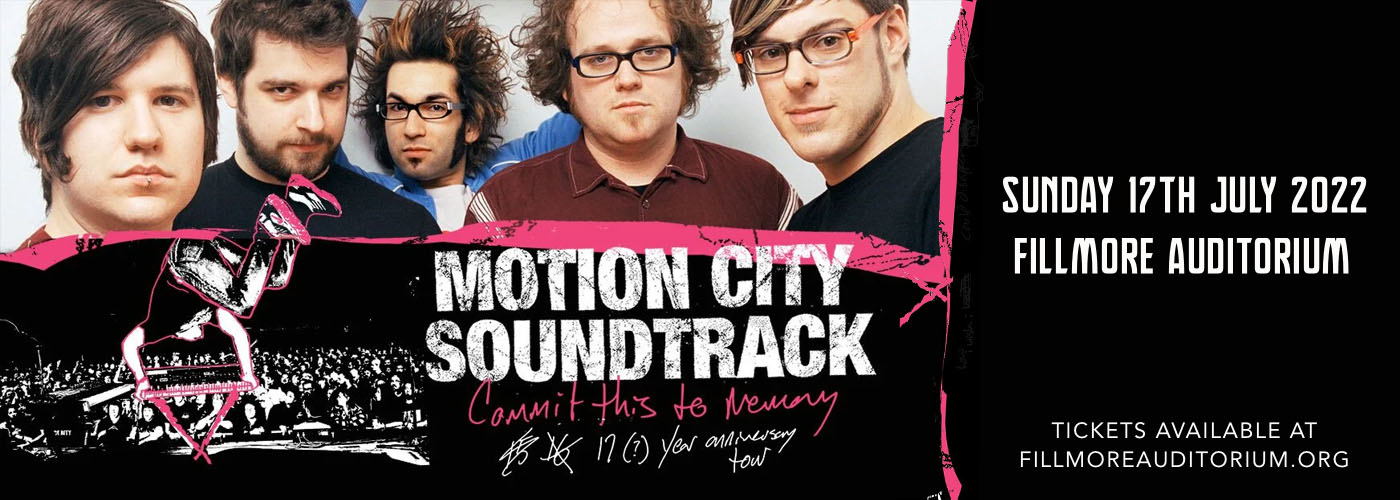 Motion City Soundtrack at Fillmore Auditorium