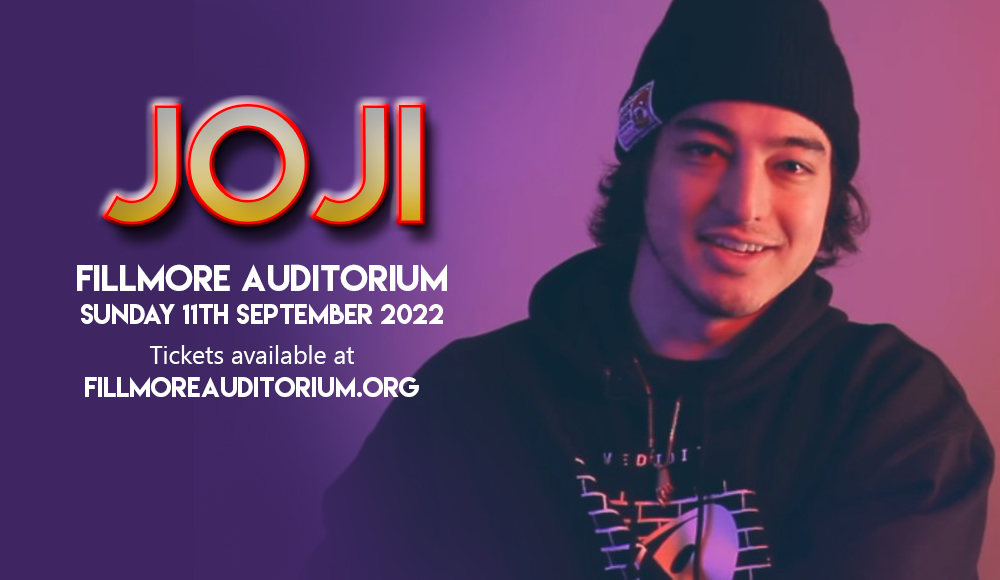 Joji at Fillmore Auditorium