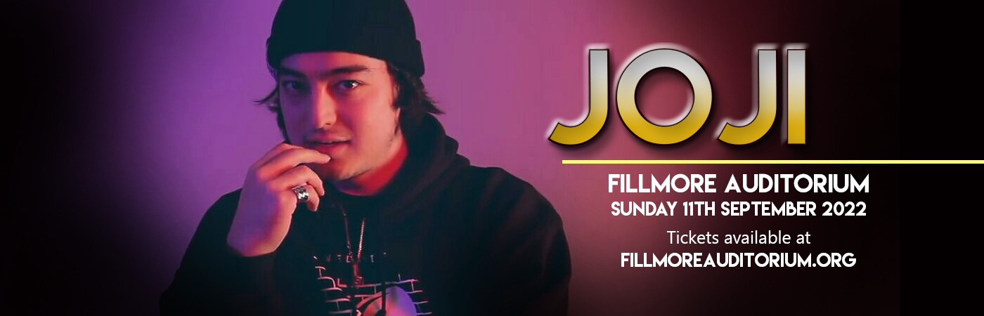 Joji at Fillmore Auditorium