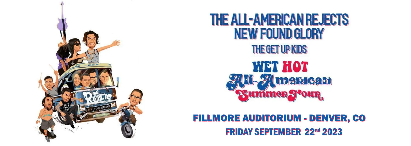 The All American Rejects, New Found Glory & The Get Up Kids at Fillmore Auditorium