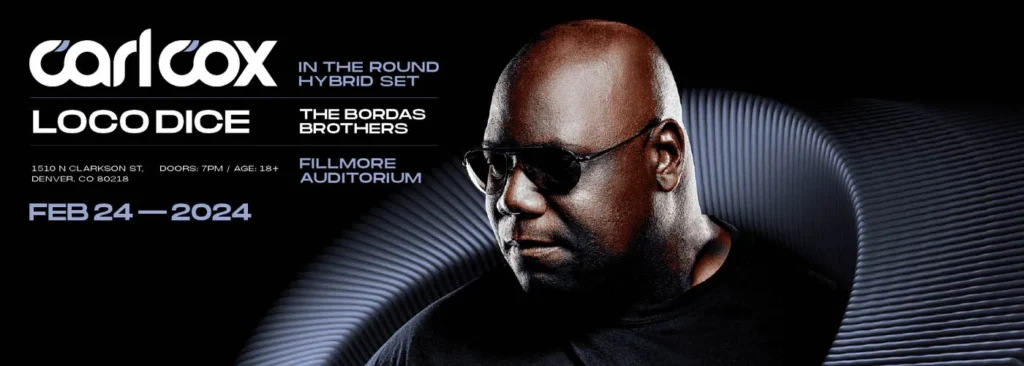 Carl Cox at Fillmore Auditorium