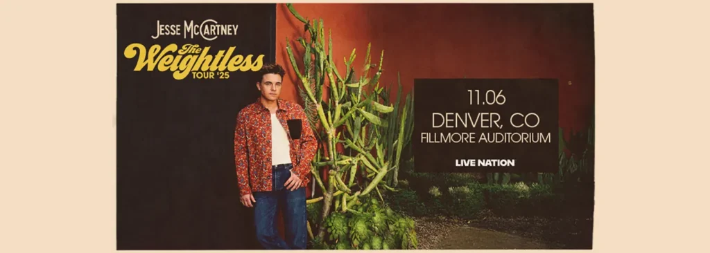 Jesse McCartney at Fillmore Auditorium