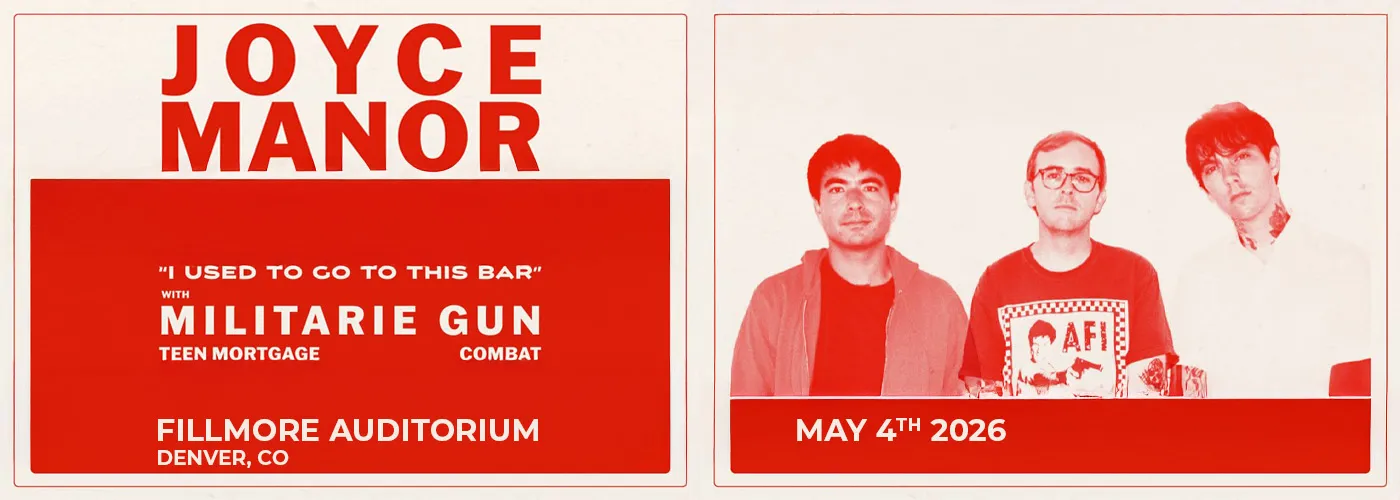 Joyce Manor, Militarie Gun, Teen Mortgage &amp; Combat