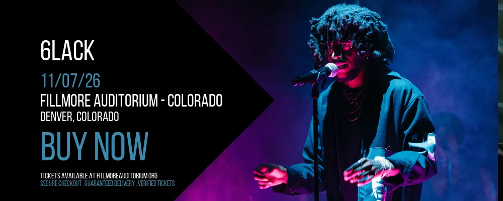 6LACK at Fillmore Auditorium